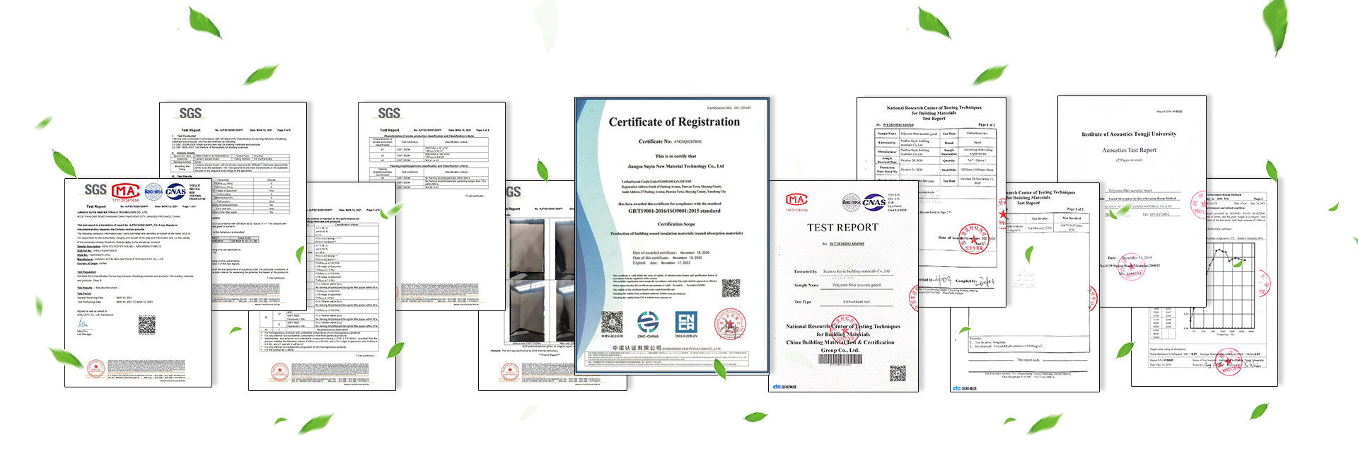 Qualität Polyester-akustische Platten Fabrik